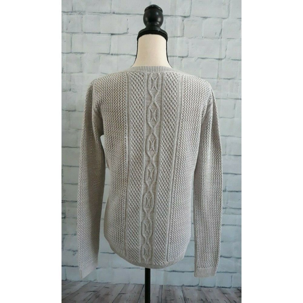 Rubbish Knit Pullover Women's Sweater Gray  Small - Picture 3 of 5